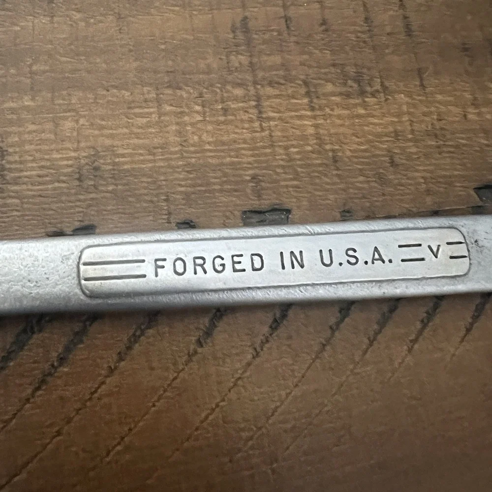 Vintage Craftsman 25/32 x 13/16 SAE Open End Wrench USA Forged V Series
